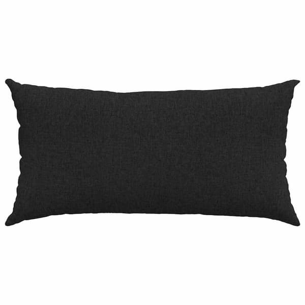 Sofakuddar 2 pcs Svart 80 x 40 cm tyg