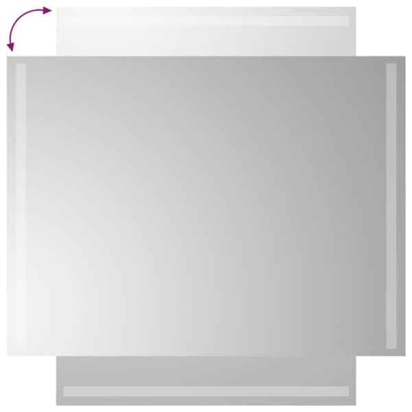 Badrumsspegel LED 60x80 cm