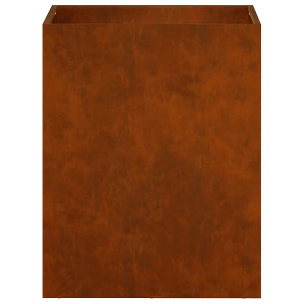 Trädgårdsplanterare 2 st Rostig 40 x 30 x 40 cm