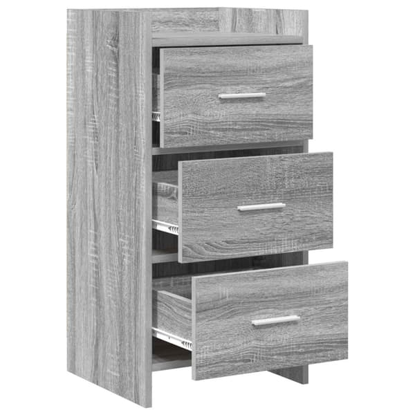 Sideboard Grå Sonoma 40 x 36 x 80 cm Konstruerat trä