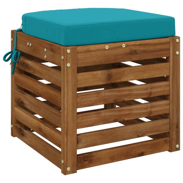 1-delad Sittkudde SOEST 100% Polyester Turkos 40 x 40 x 7 cm