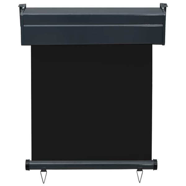 Balkongmarkis 65x250 cm svart