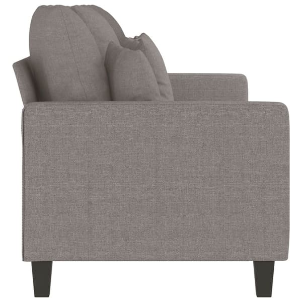 3-sitssoffa taupe 180 cm tyg