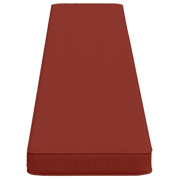 1-delad Bänk Kudde VUGHT 100% Polyester Röd 200 x 30 x 5 cm