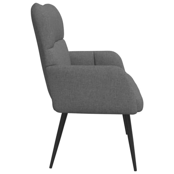 Tvåsitssoffa Mörkgrå 115 x 61 x 87 cm tyg