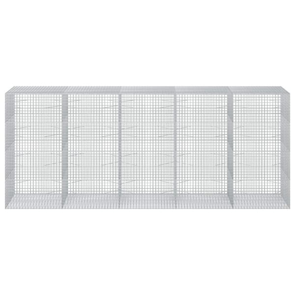 Gabion med 5 mm tråd och 5x5 cm nät 500x100x200 cm