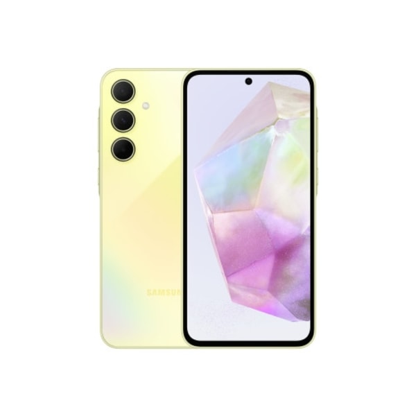 Samsung Galaxy A35 - awesome lemon - 5G pekskärmsmobil - 128 GB - GSM