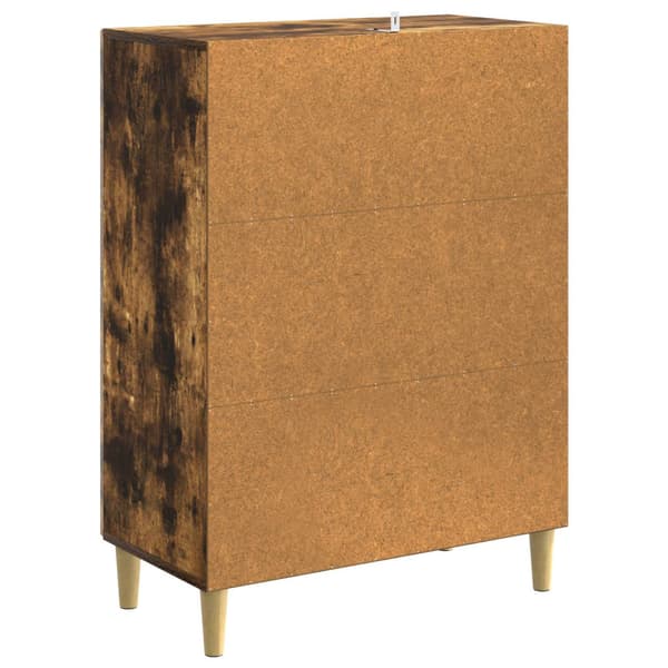 Sideboard Rökt ek 66 x 34,5 x 90 cm Konstruerat trä