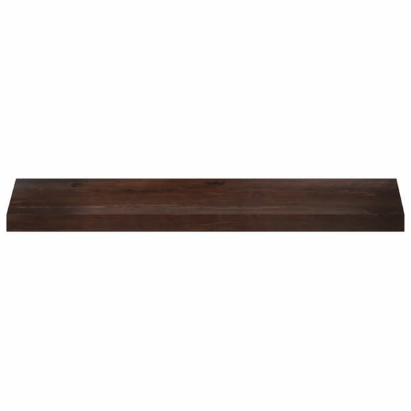 Trapstegsmattor 2 st 90 x 25 x 2 cm Mörkbrun Massivt bokträ