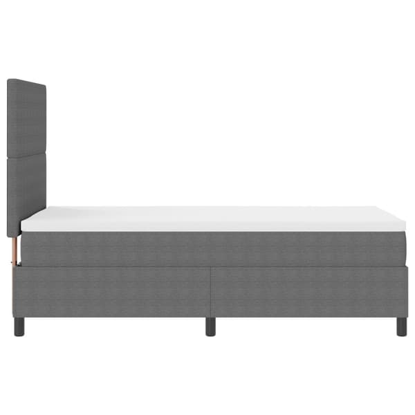 Bäddfjäder Ljusgrå och vit. 80 x 200 cm Kordread tyg