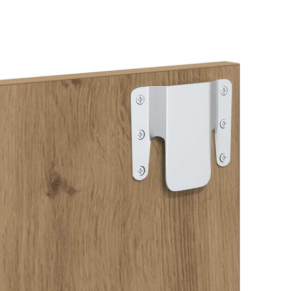 Väggmonterad sänggavel 2 pcs Artisan Ek 48,5 x 32,5 x 80 cm