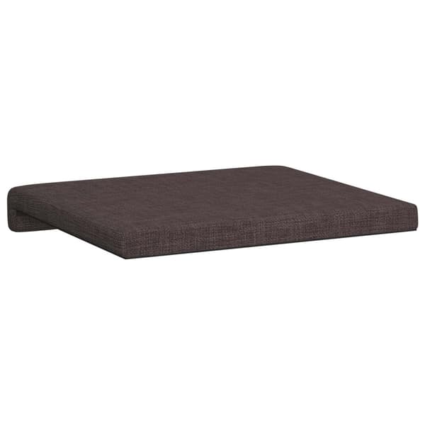 Bänk kudde 4 st Tyg Mörkbrun Djup 35 cm