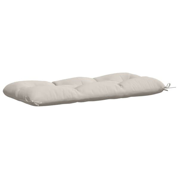 2-delade Bänk Kuddar VIANEN 100% Polyester Vit 100 x 50 x 12 cm