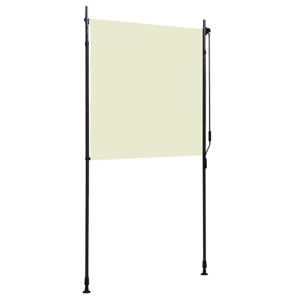 Rullgardin utomhus 120x270 cm gräddvit
