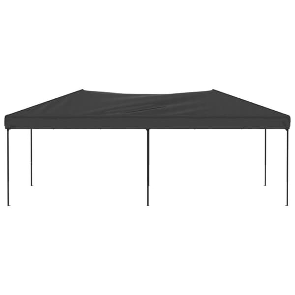 Hopfällbart partytält antracit 3x6 m