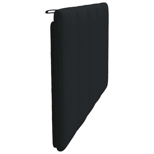 Headboard Cushion "Hanko" Black 100 cm Fabric