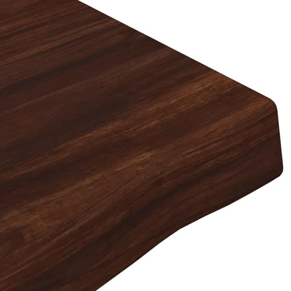 Rektangulärt Bordsskiva 90 x 50 x 3,5 cm Rektangulär Mörkbrun