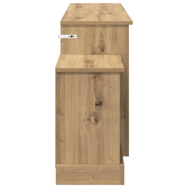Elektrisk eldstad Artisan-ek 177 x 30 x 56,5 cm Konstruerat trä