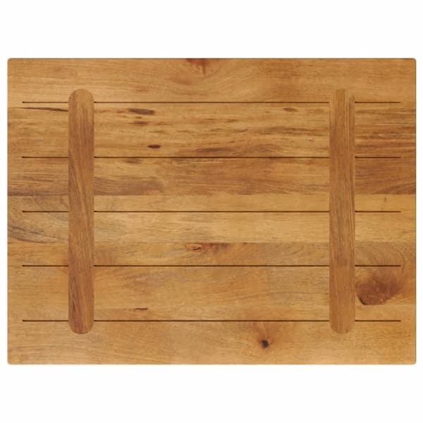 Bordsskiva 90x60x3,8 cm rektangulär massivt mango-trä