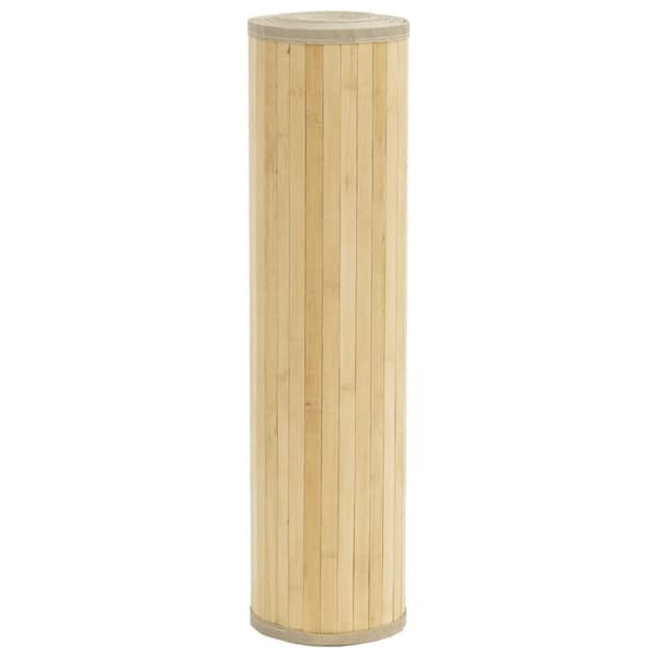 Matta rektangulär ljus naturlig 80x300 cm bambu