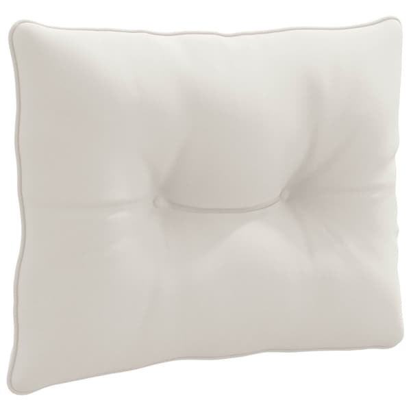 Ryggkudde PUTTEN 100% Polyester Vit 50 x 40 x 10 cm