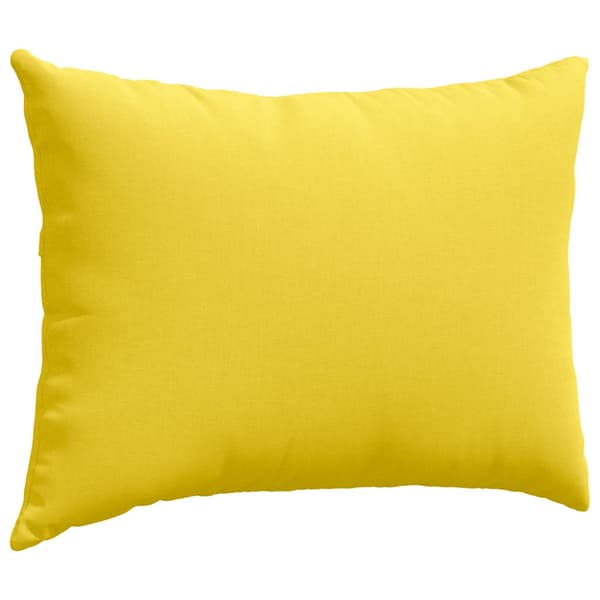 Sofakuddar 2 pcs Ljusgul 70 x 50 cm tyg