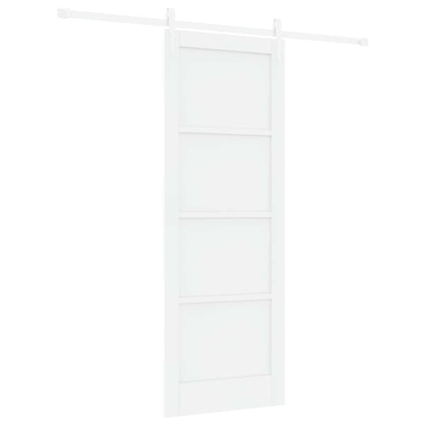 Skjutdörr ORKDAL 78 x 211 cm Konstruerat trä Vit