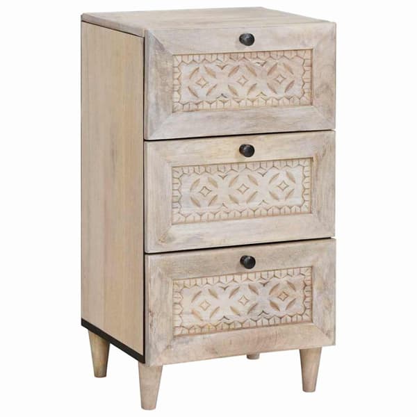 Sideboard med låda Vit 33.5 x 40 x 75 cm