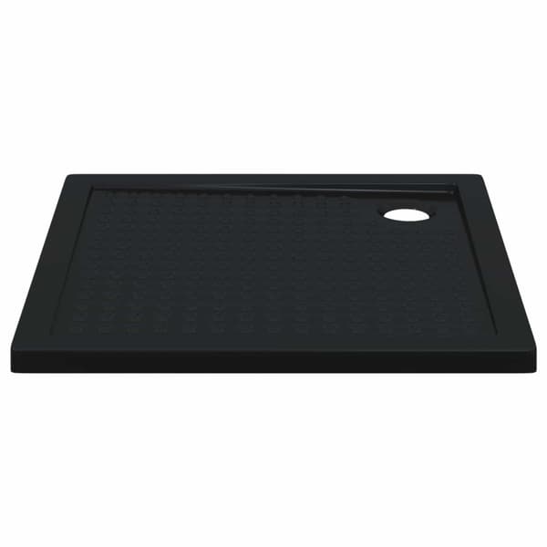 Duschbas Tray med Prickar 90 x 90 x 4 cm ABS Svart