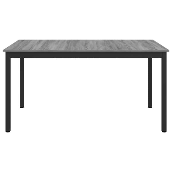 Matbord 150 x 90 x 75 cm Konstruerat trä Grå Sonoma Rektangulär