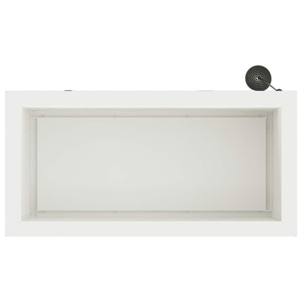 Odlingslåda med LED 2 st Vit 30 x 60 x 30 cm Stål
