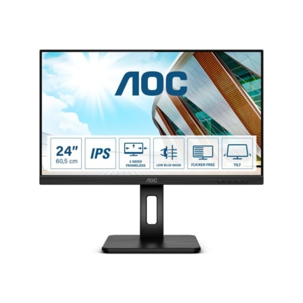 AOC 24P2Q - LED-skärm - Full HD (1080p) - 24" Svart