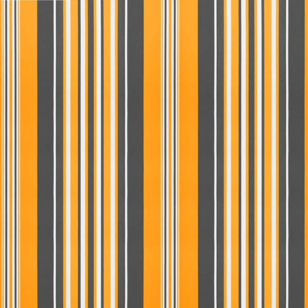 Ersättningstyg för markis orange och svart 480x295 cm polyester