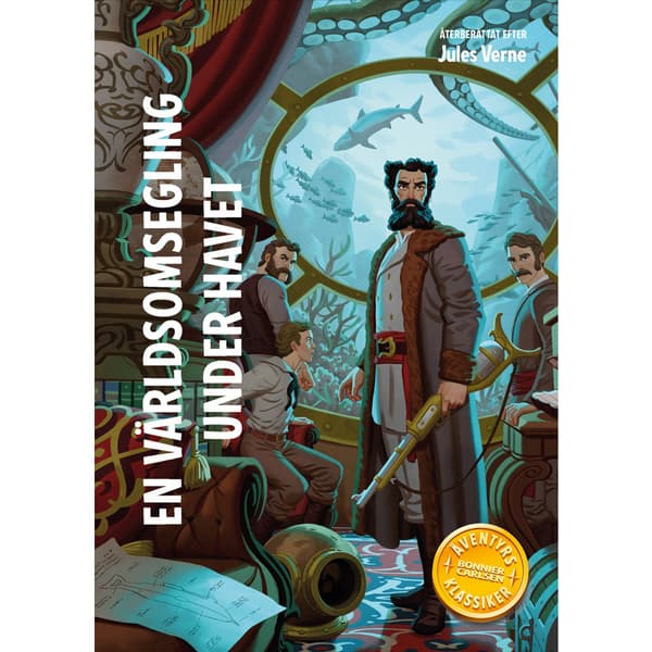 En världsomsegling under havet (bok, kartonnage)