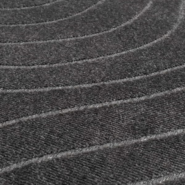 Områdesmattor PALMERAS Antracit 200 x 140 cm Polyester