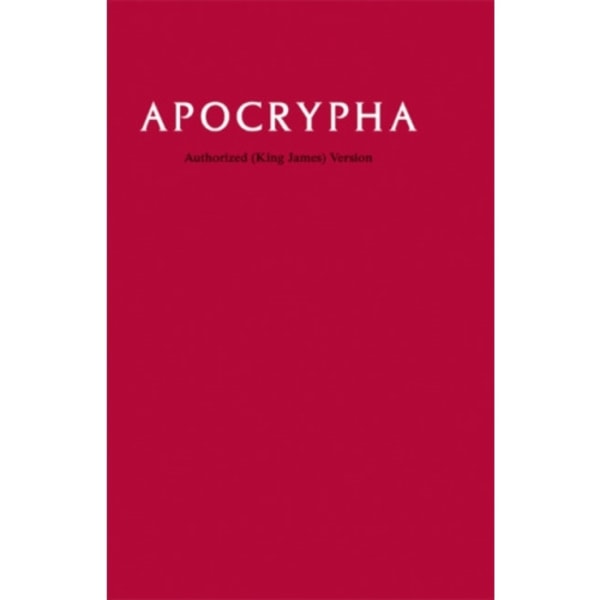 KJV Apocrypha Text Edition, KJ530:A (inbunden, eng)