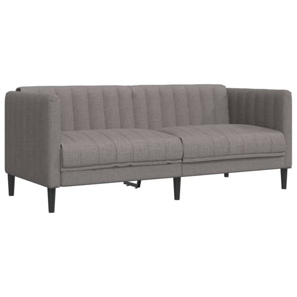 Soffgrupp 2 delar taupe tyg