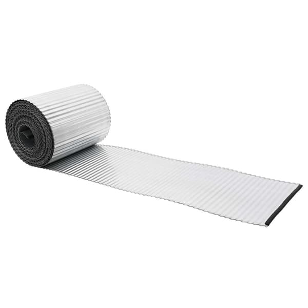 vidaxl Kant för gräsmatta 5 m x 25 cm Galvaniserat stål Silver