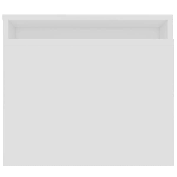 Soffbord set vit 100x48x40 cm konstruerat trä