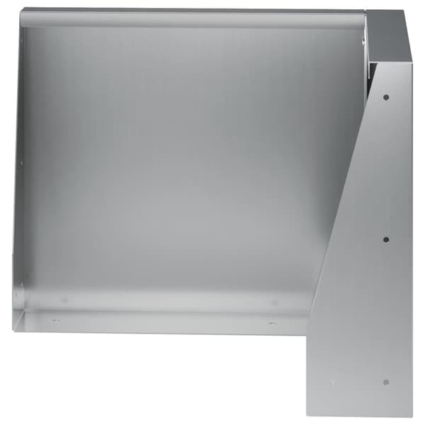 Stödvägg 2 st 50 x 50 x 50 cm Galvaniserat stål Silver