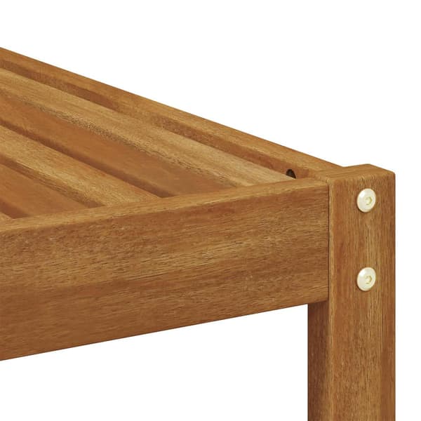Utomhusbord Naturfärg 79 x 79 x 37 cm