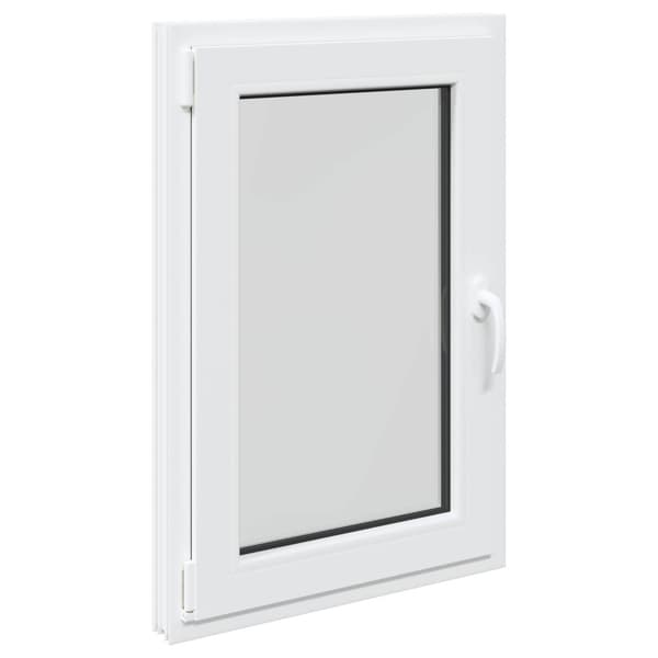 Källarfönster RISOR Vit 60 x 100 cm PVC och glas