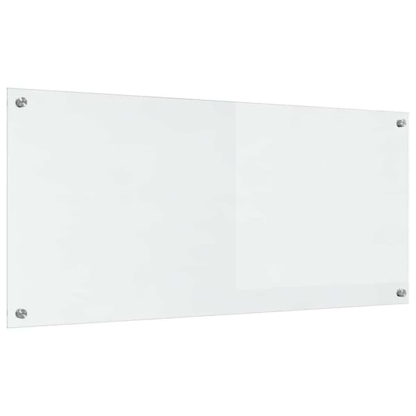 Köksskydd 2 pcs Transparent 110 x 50 cm härdat glas