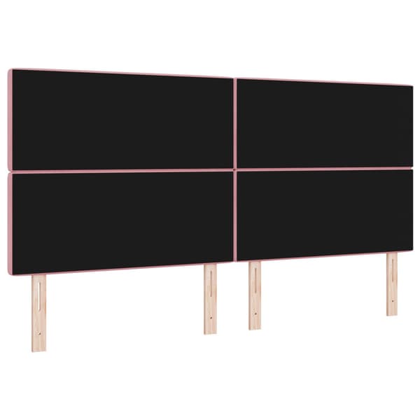 Huvudgavel Rosa 200 cm Sammet
