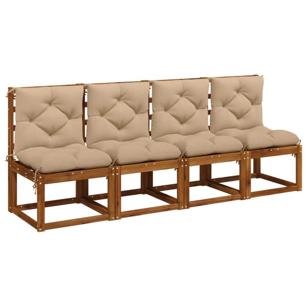 4-delade pallkuddar VIANEN 4 st 100% Polyester Sand