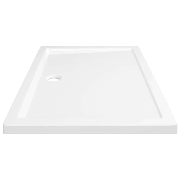 Duschkar rektangulärt ABS vit 70x100 cm