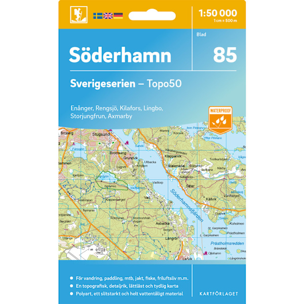 85 Söderhamn Sverigeserien Topo50