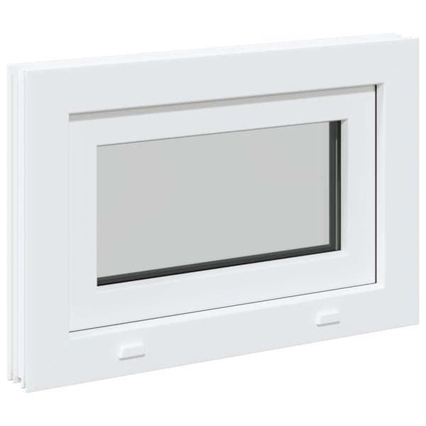 Källarfönster RISOR 60 x 40 cm PVC och glas Vit