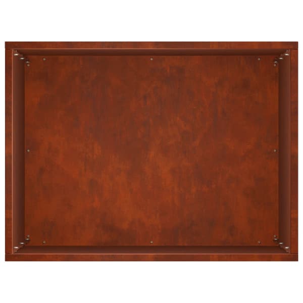 Trädgårdsplanterare 2 st Rostig 40 x 30 x 50 cm