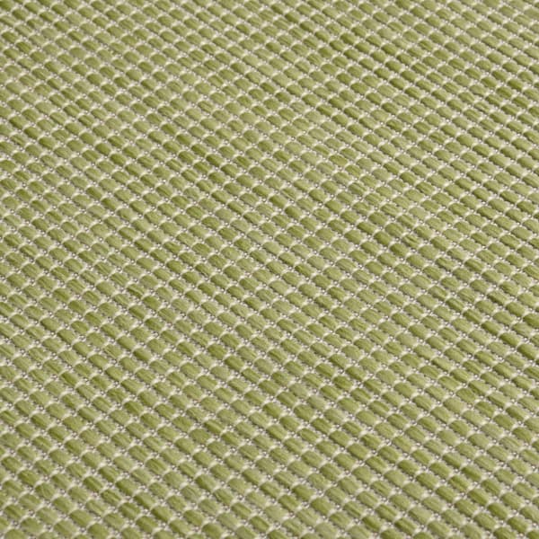 Utomhusmatta plattvävd 120x170 cm grön
